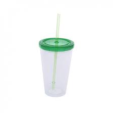 Vasos Vocatus Plast Duro Con Tapa De Color