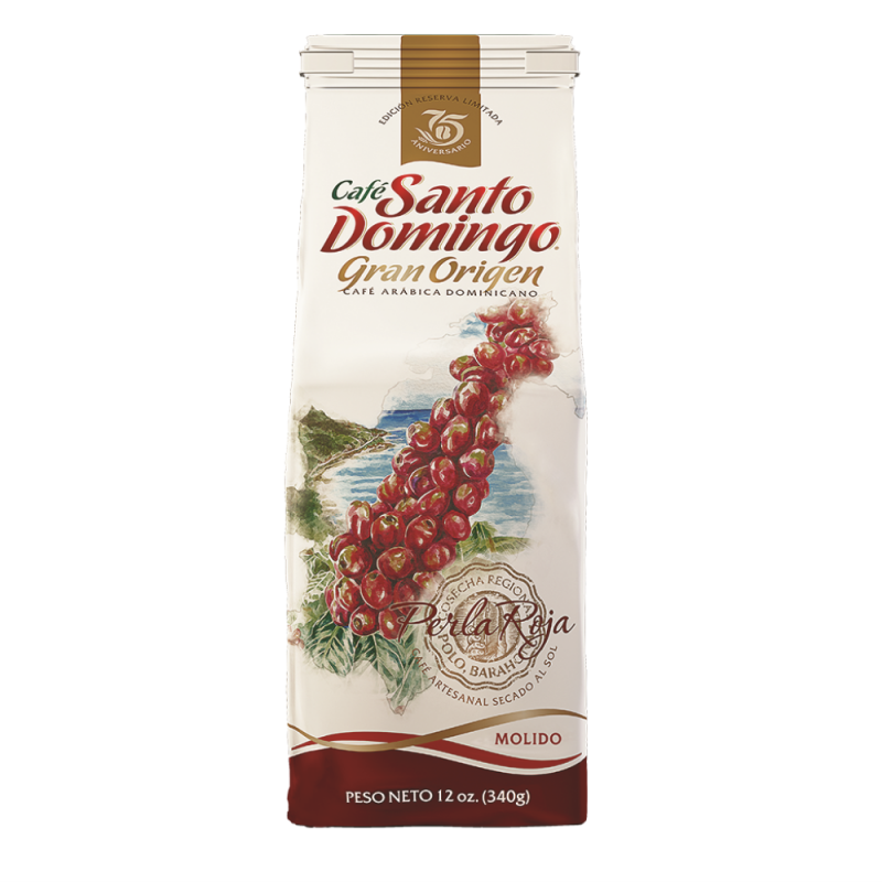 Cafe Santo Domingo Perla Roja Molido 12Oz