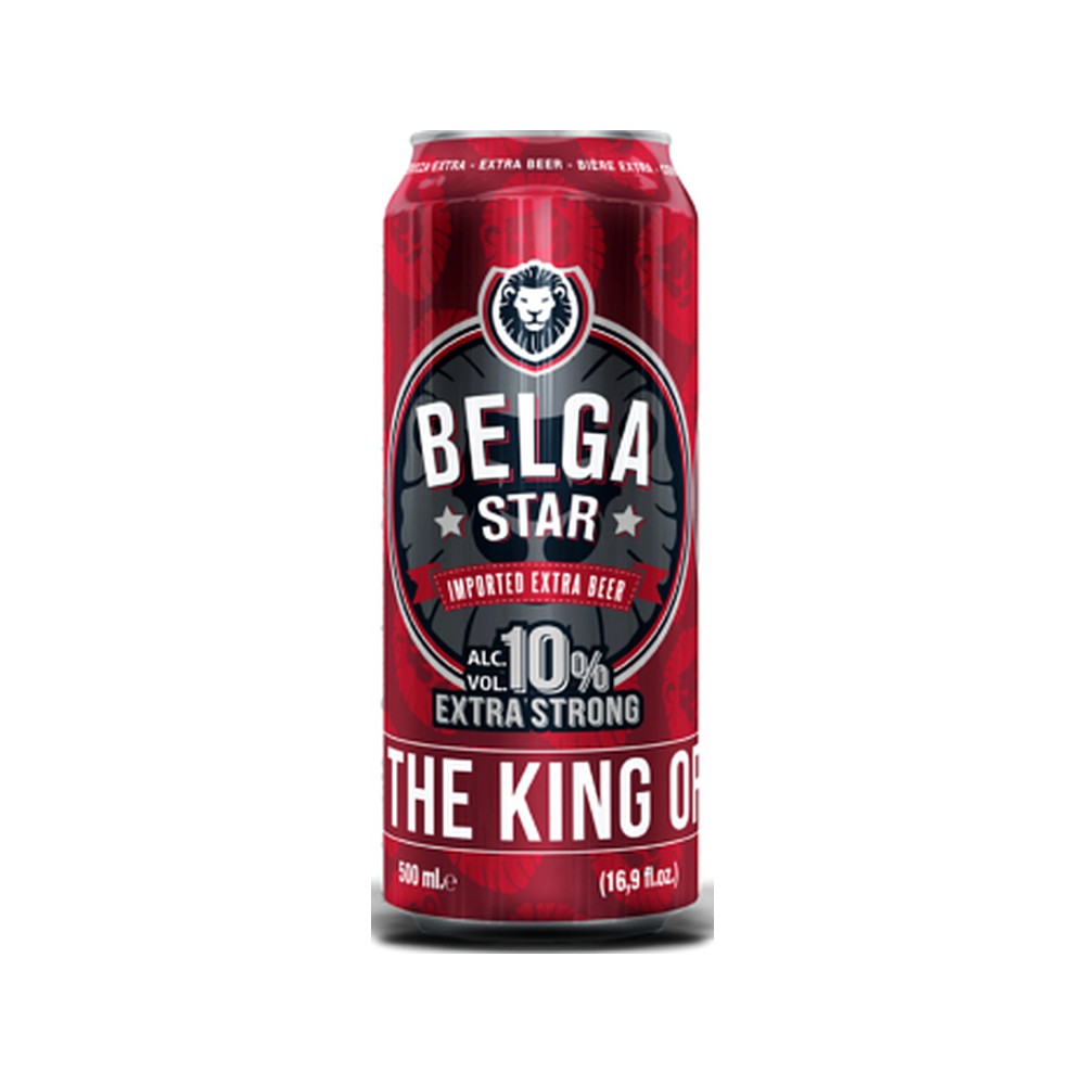 Belga Star Extra Strong 10% 500Ml LATA
