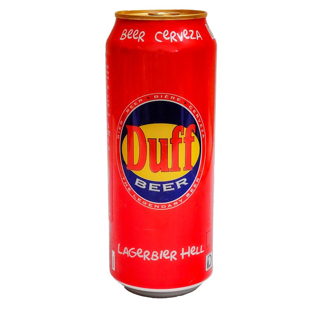 Duff Beer Lagerber Hell LATA 500Ml