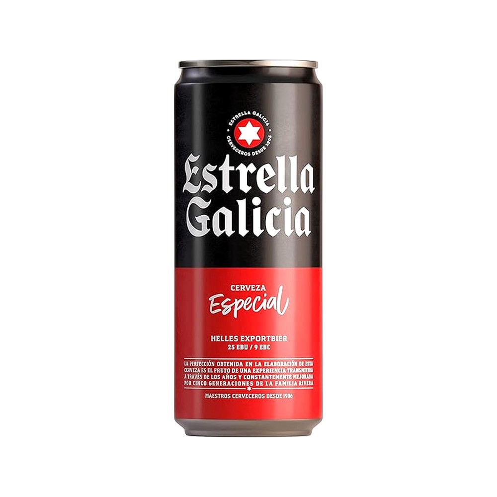 Estrella Galicia Premium 330Ml LATA