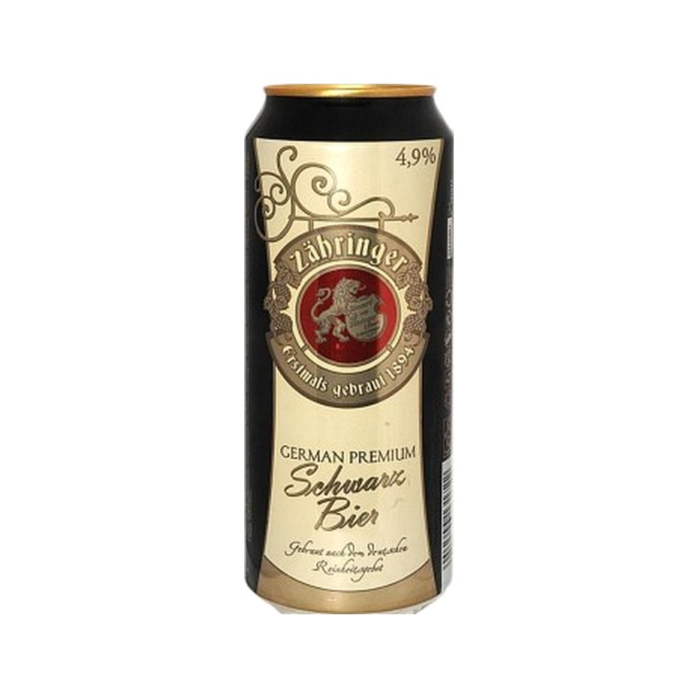 Zahringer Schwarz Bier 500Ml LATA