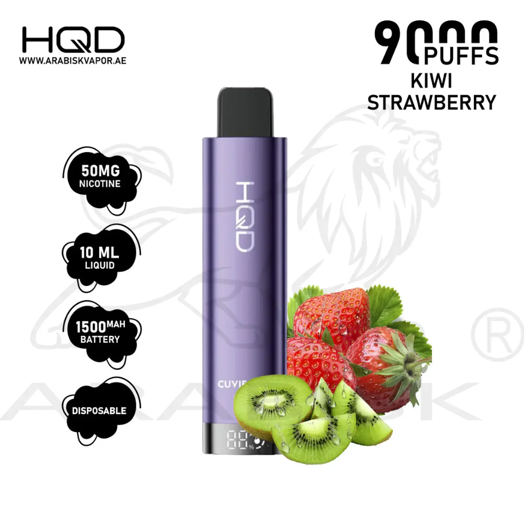 Hqd Cuvie 2.0 Kiwi Strawberry 9000Puffs