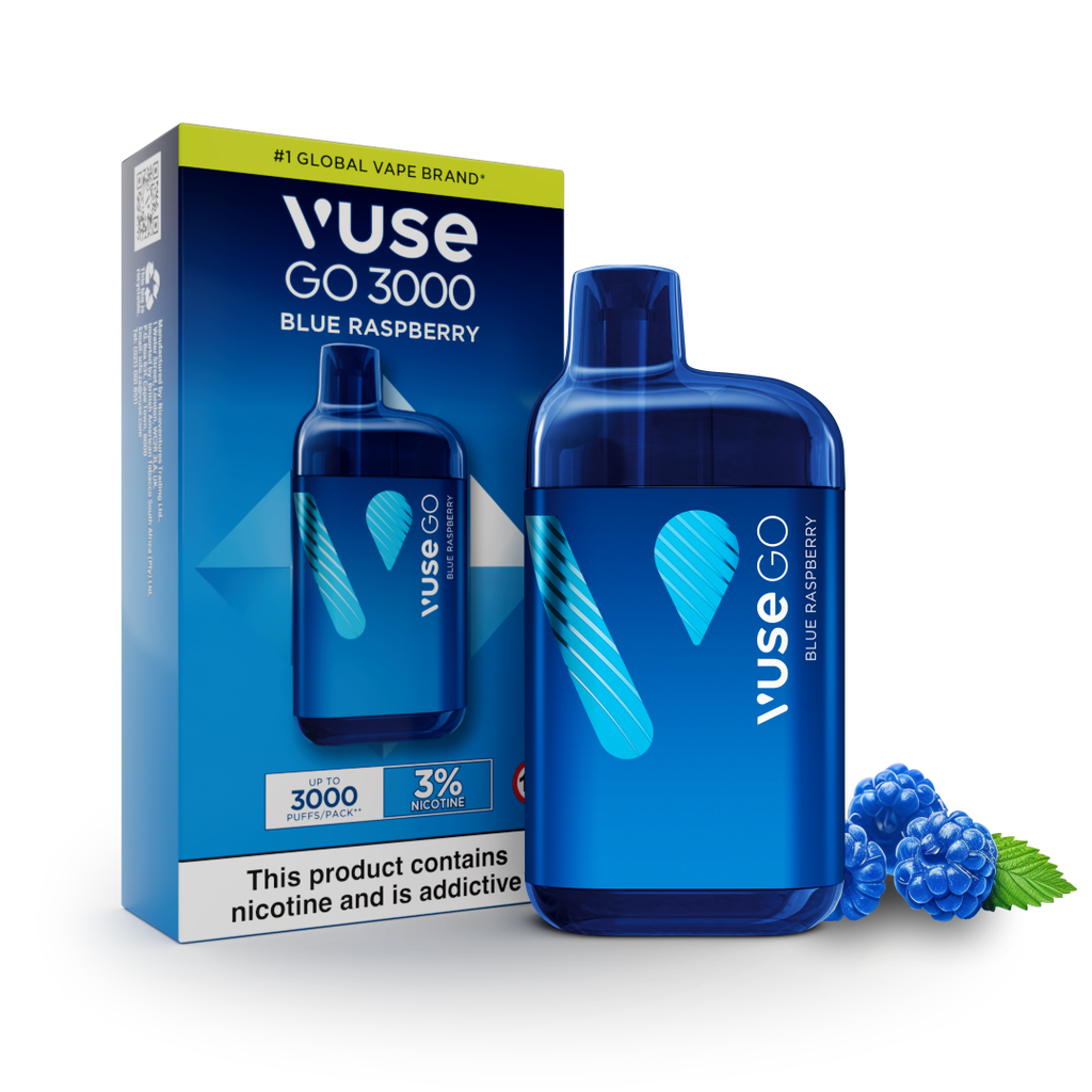 Vuse Go Mega Blue Raspberry 3000 Puff