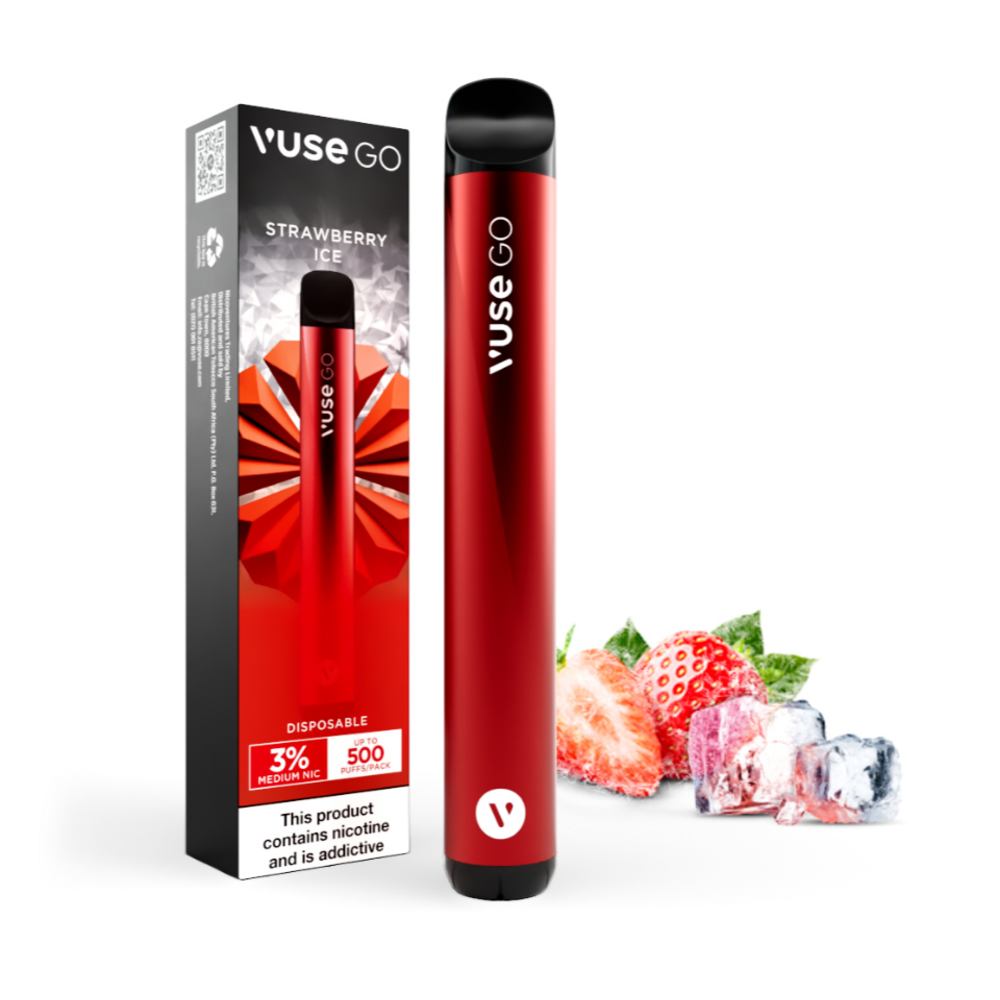 Vuse Go Strawberry Ice   500 Puffs