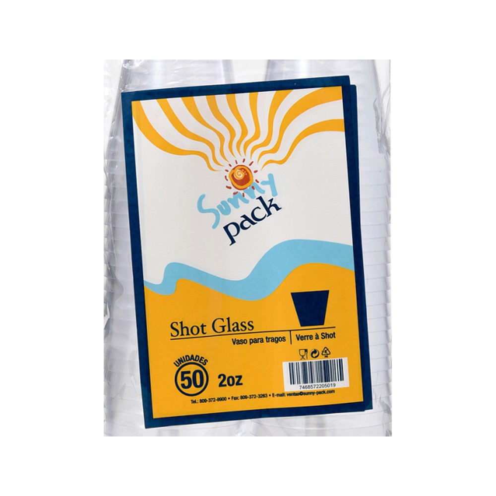 Vasos 7Oz Sunny Pack (25*1)