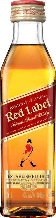 Johnnie Rojo 50Ml Miniatura 