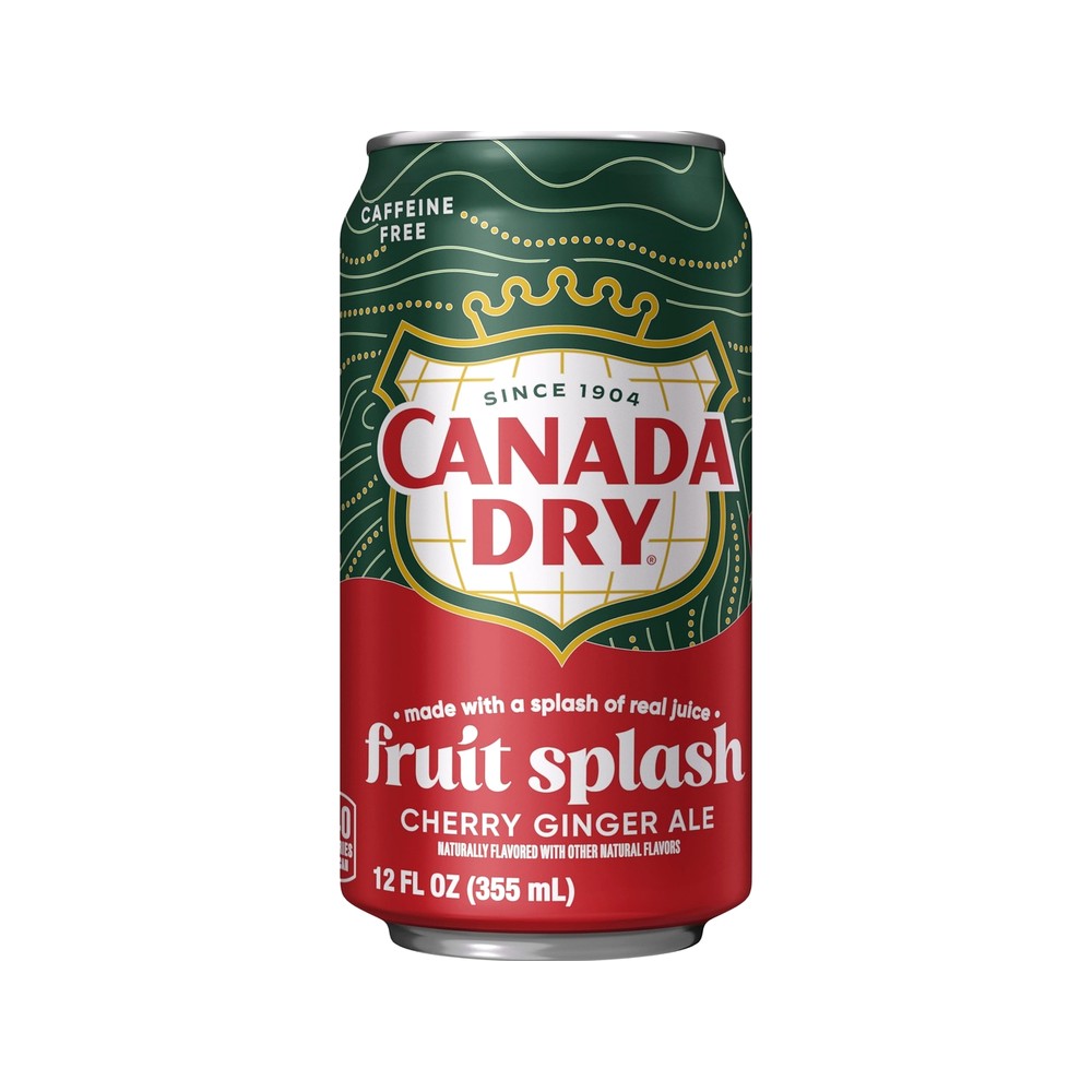 Canada Dry Fruit Splash Ginger 330Ml LATA