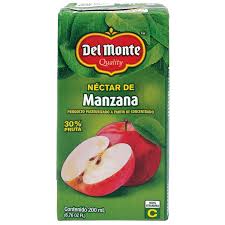 Jugo Del Monte Nectar De MANZANA 200Ml
