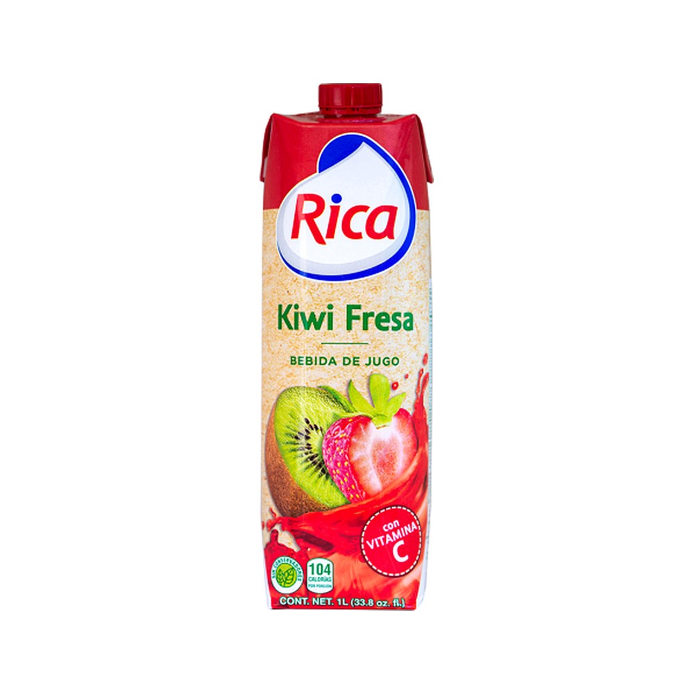 Jugo Rica Kiwi Fresa 1000Ml