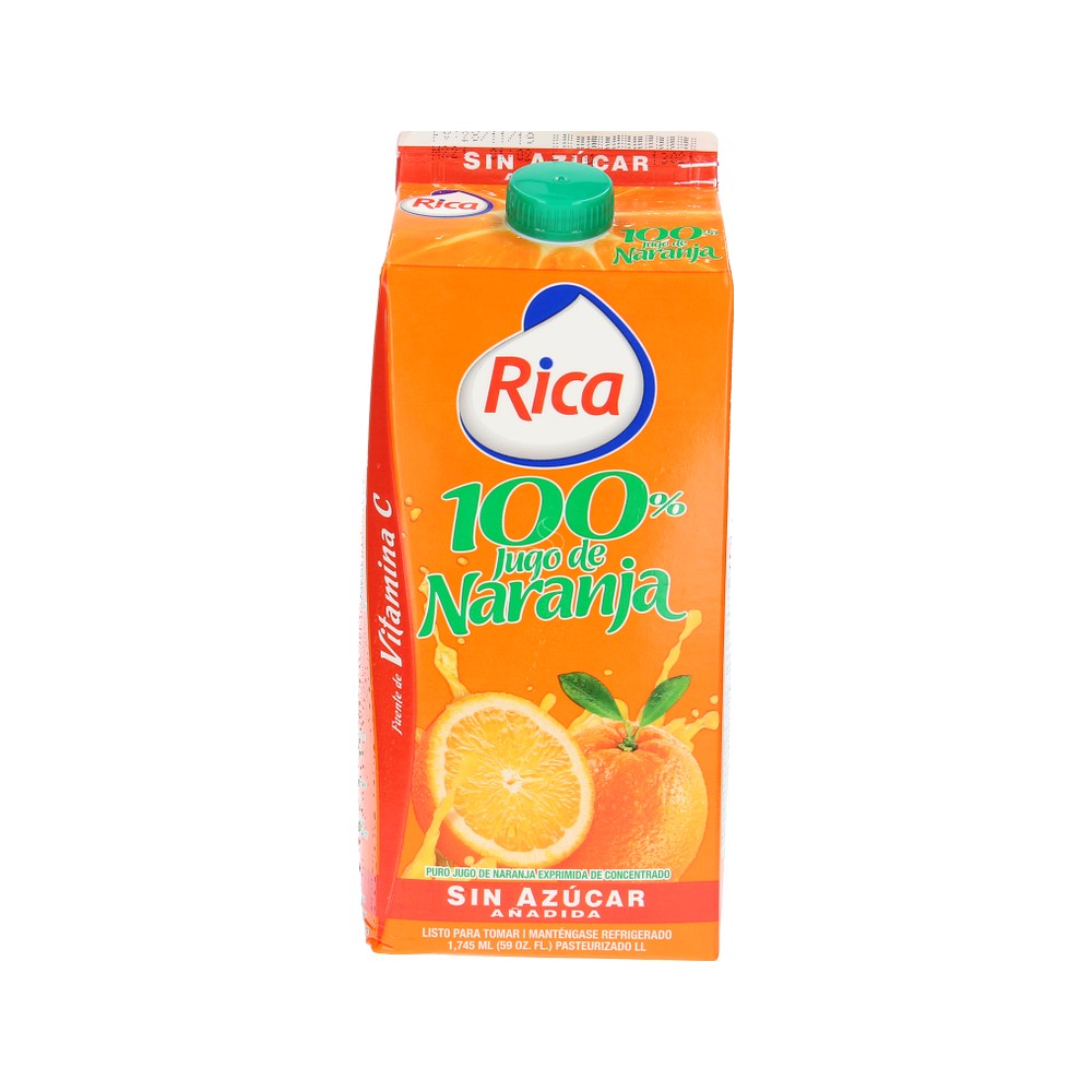 Jugo Rica Sin Azucar 59O(Medio Galon)