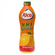 Jugo Rica Sin Azucar 1000Ml Pote 1500Ml