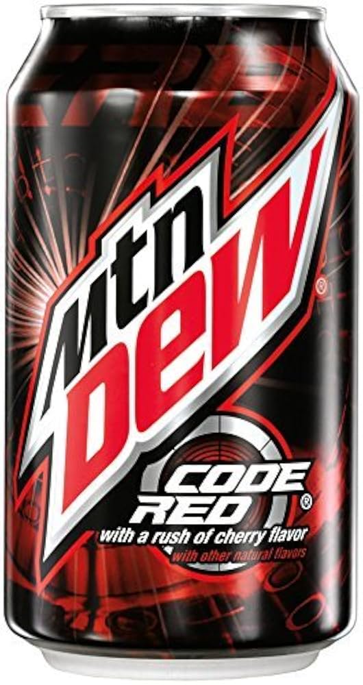 Mountain Dew Code Red 330Ml LATA