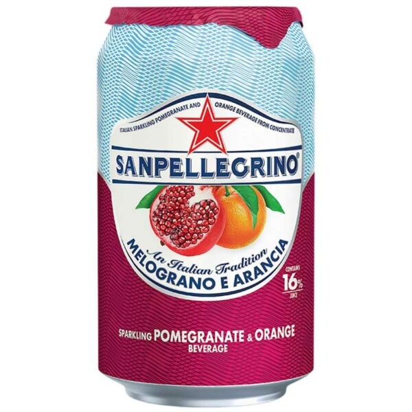 San Pellegrino MeloGrano & Arancia 330Ml LATA