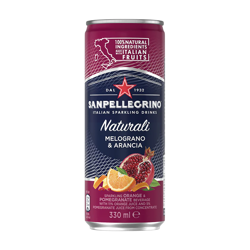 San Pellegrino Melograno & Arancia 330Ml LATA