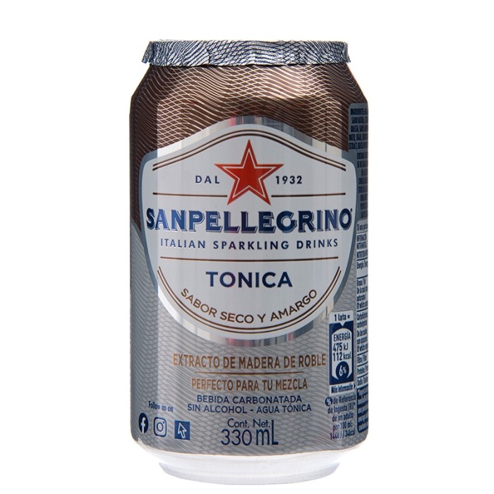 San Pellegrino Agua Tonica LATA 330Ml