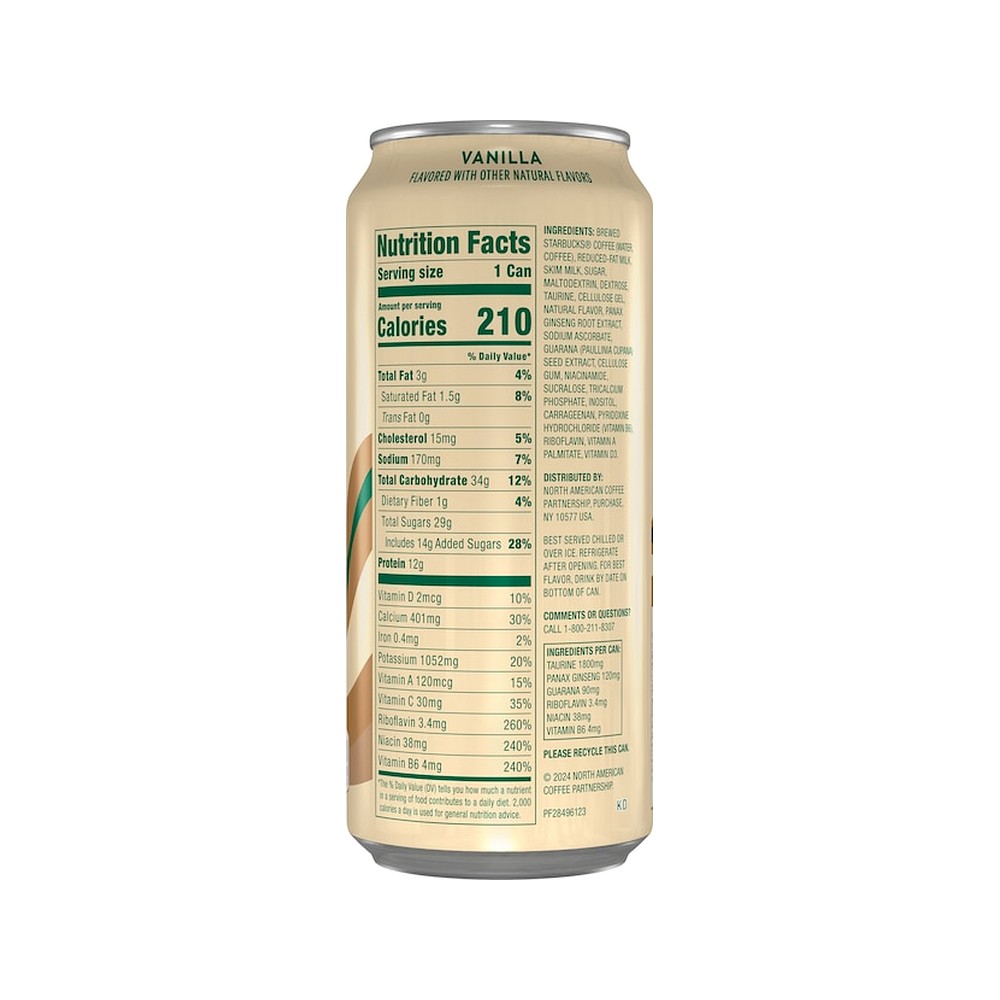 Starbucks Double Shot Vanilla 15Oz