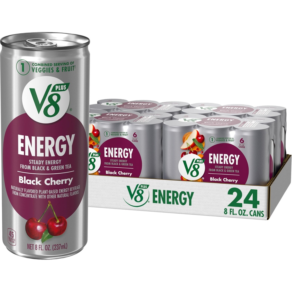 V8 Plus Energy Wild Berry 8Oz