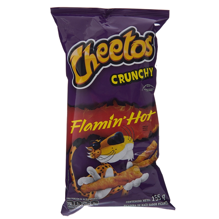 Cheetos Crunchy Flamin Hot 155Grs