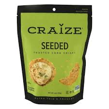 Craize Seeded Maize Thins 120Grs