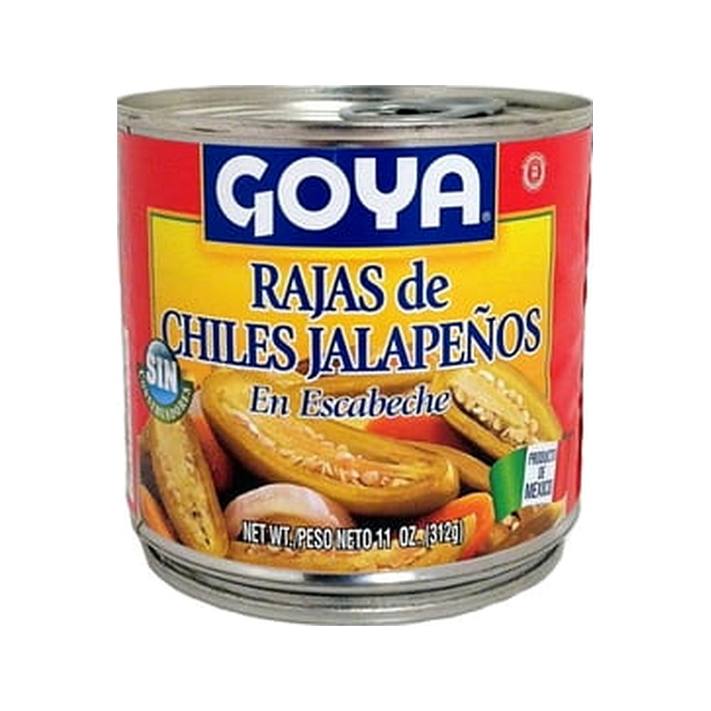 Goya Rajas De Chiles Jalapeños 11Oz