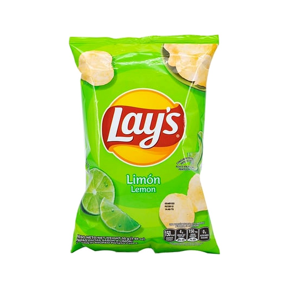 Papitas Lays Limon 55Grs
