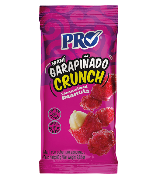 Pro Mani Garrapiñado Crunch 80Grs