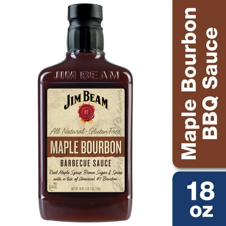 Salsa Bbq Jim Beam Maple Bourbon 18Oz