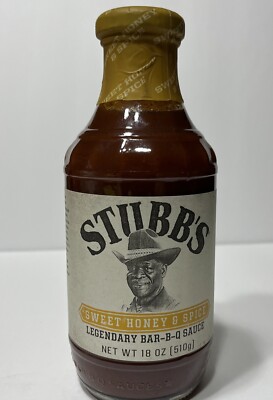Salsa Bbq Stubbs Sweet Honey & Spice 18Oz