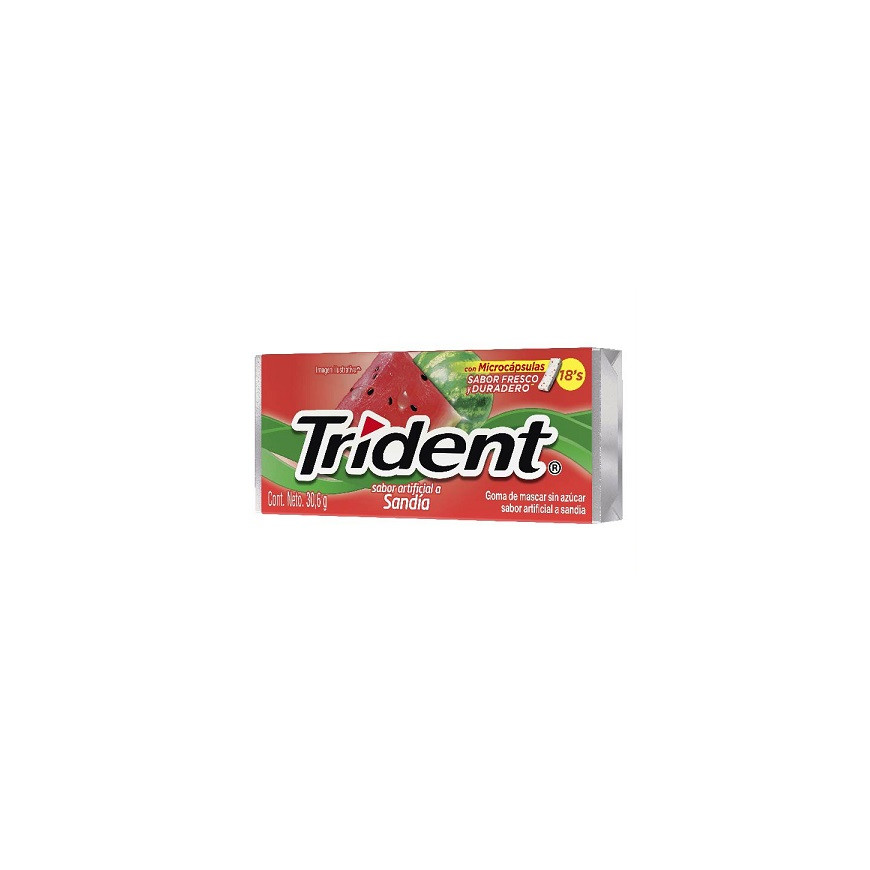Trident Value Pack Sandia 18 Unidades