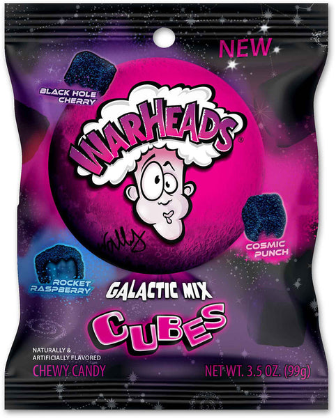 Warheads Galactic Mix Cubes 3.5Oz