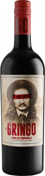 El Gringo Dark Red Tempranillo 750Ml