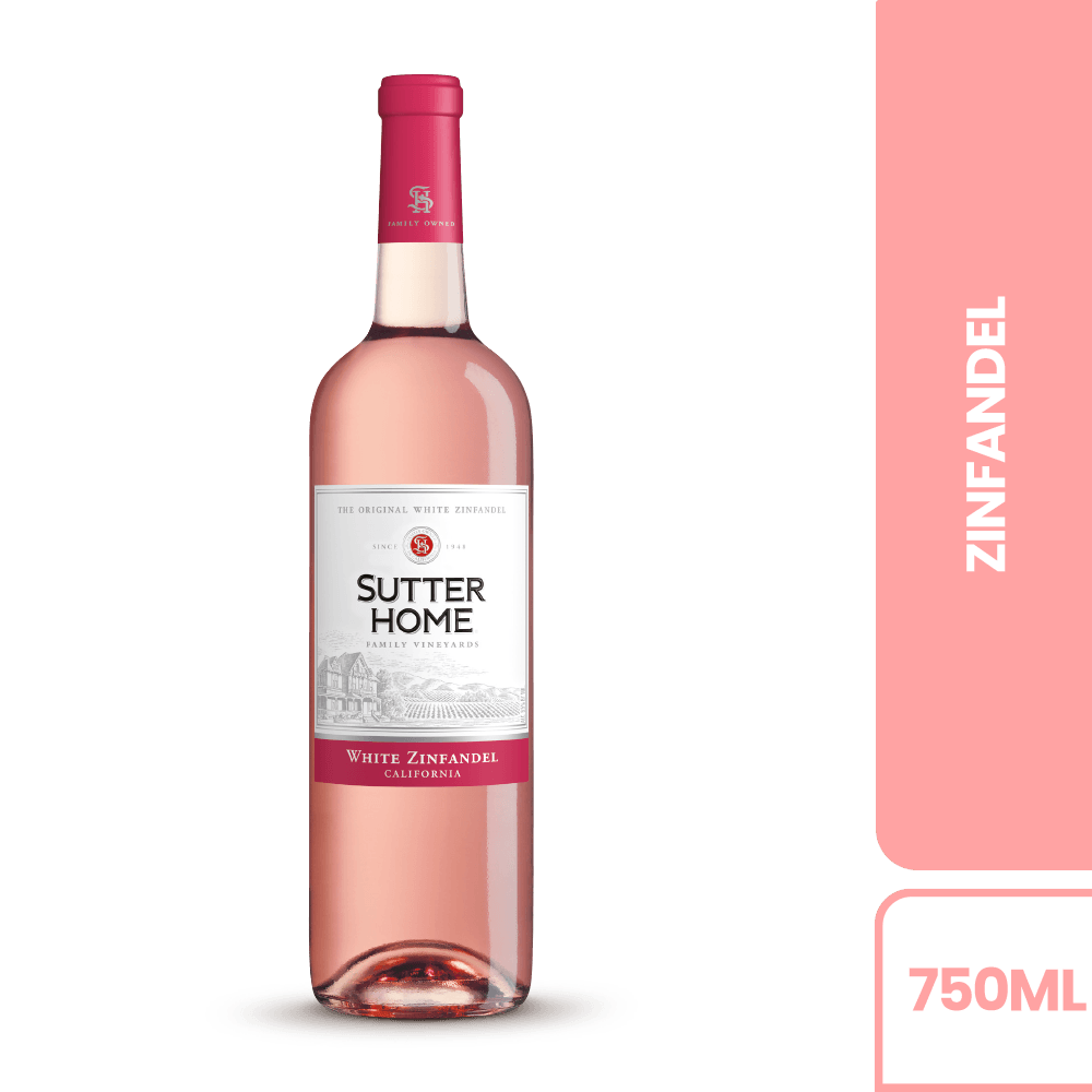 Sutter Home White Zinfandel 750Ml