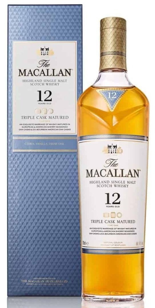 The Macallan 12 Años Triple Cask 750Ml