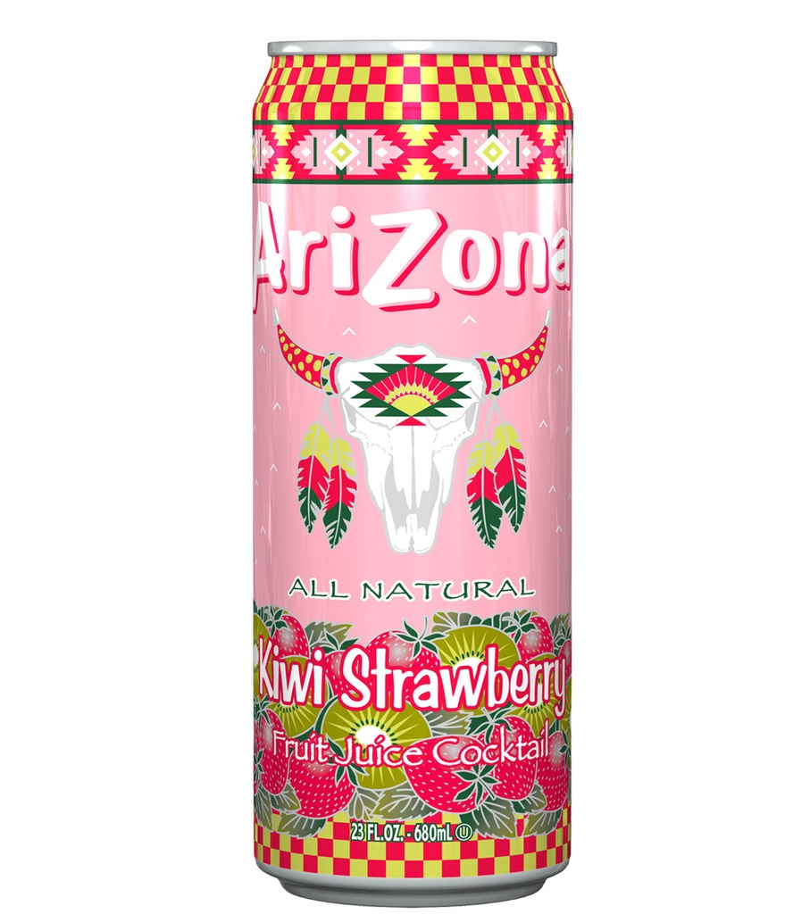 Arizona Tea Kiwi Strawberry LATA 650Ml