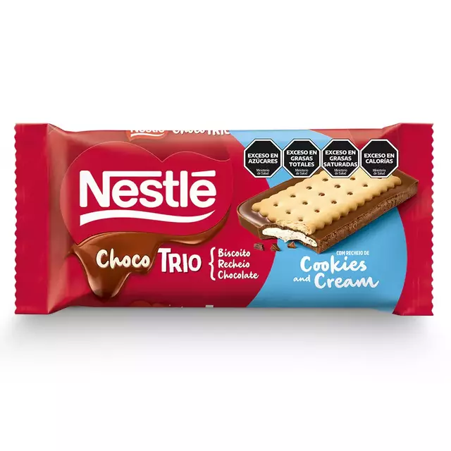 Nestle Choco Trio Cookies Cream 90Grs