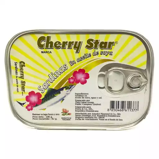 Sardina Cherry Star 82Gr