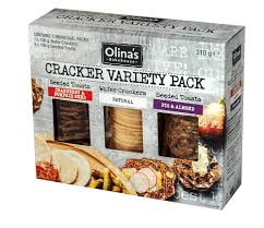 Olinas Bakehouse Craker Variety Pack 3(Cranberry & Pumpkin) (Natural) (Fig & Almond) 