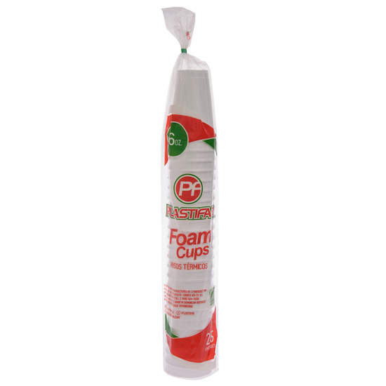 Paquete Vaso Foam 16Oz Plastifar