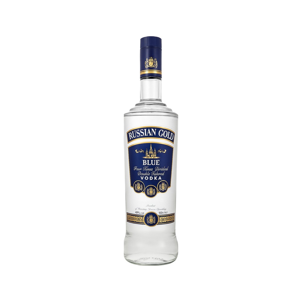 Russian Gold Blue Vodka 1000Ml