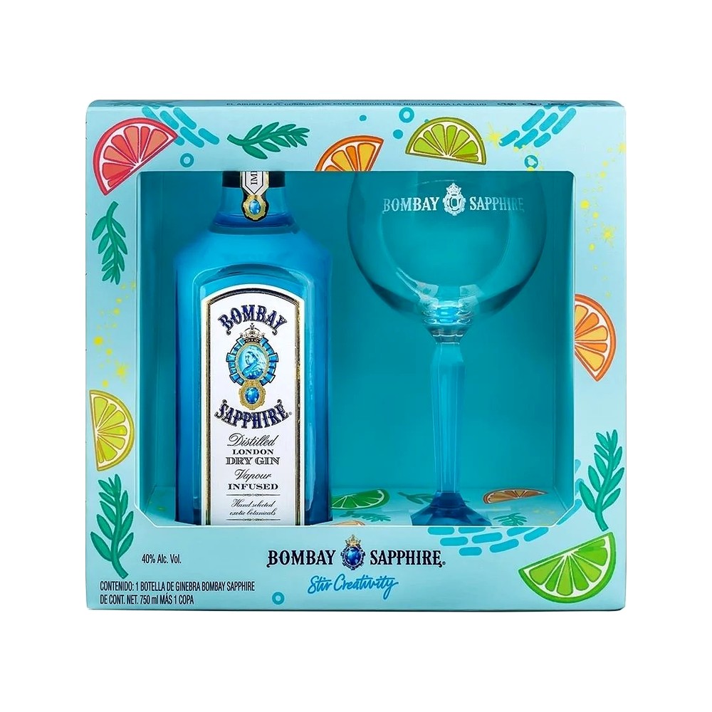 Bombay 750Ml + Copa(Gift Pack)