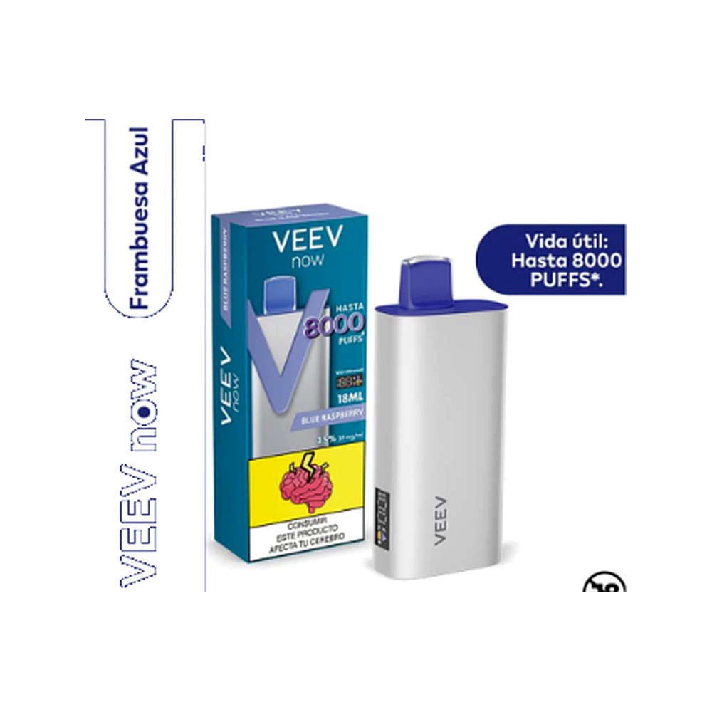 Veev Now Blue Raspberry 8000Puffs 
