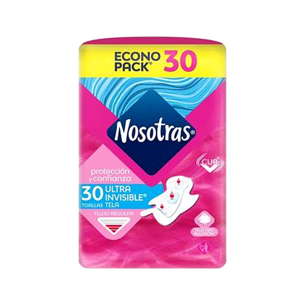 Nosotras Ultra invisible Tela 30 Unidades