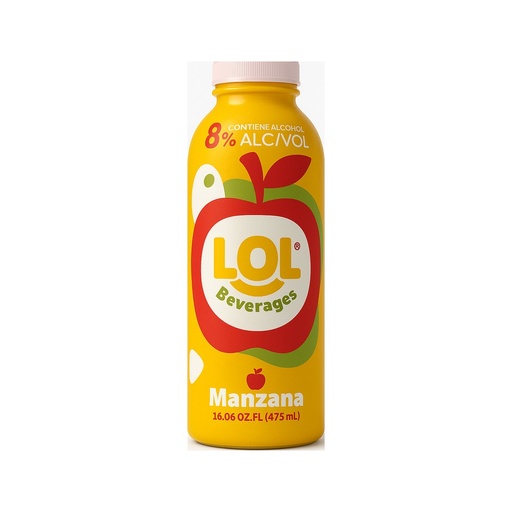 Lol Beverages Manzana 500Ml