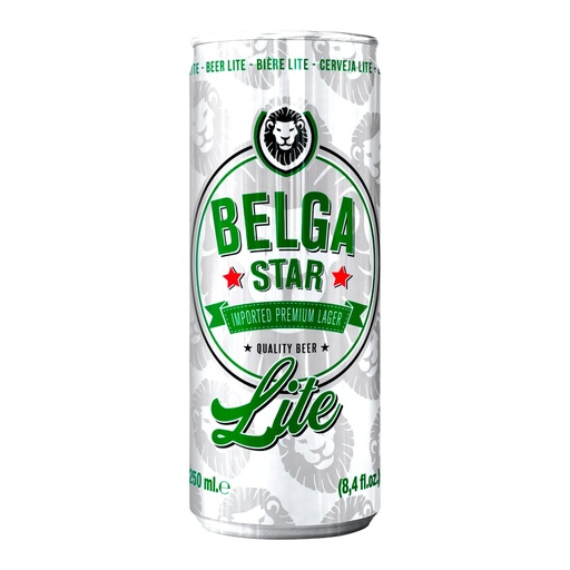 Belga Star Lite 250Ml Lata(DESCONTINUADO)