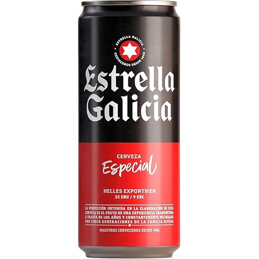 Estrella Galicia Premium 330Ml LATA