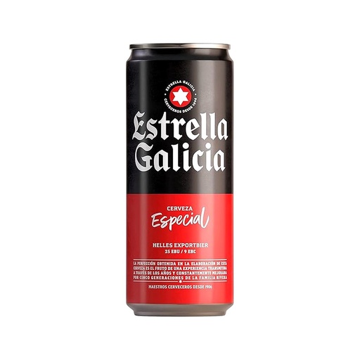 Estrella Galicia Premium 330Ml LATA