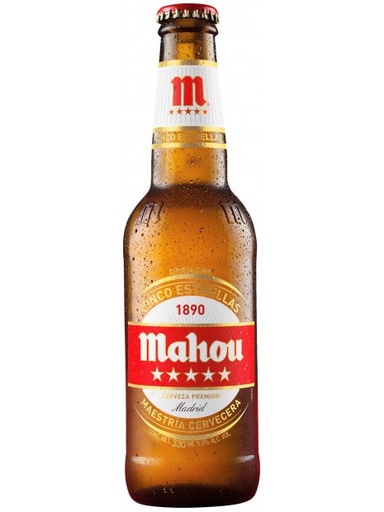 Mahou Cinco Estrella 330Ml Botella [8411327001076]