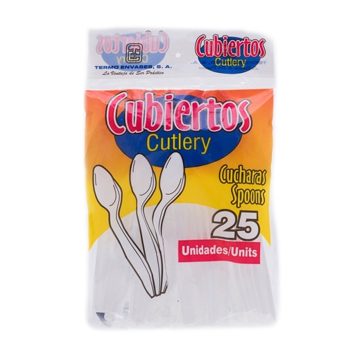 Cuchara Plastica Paq.