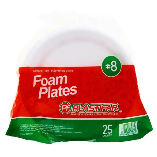 Platos Hondo No.8 Termo Foam(Hondo)